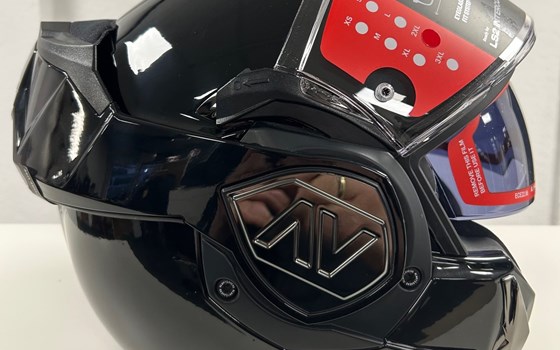 LS2 Klapphelm Advant Solid Gloss Black, Größe XXL - Bild 5