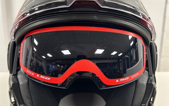 LS2 Klapphelm Advant Solid Gloss Black, Größe XXL - Bild 6