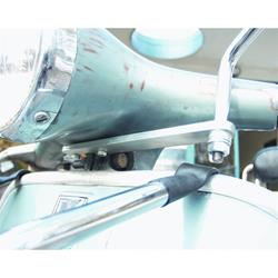Spiegelhalter STO zur Montage an Seilzughalteplatte links oder rechts für Vespa 125VNB 3-6/150 VBA/VBB/VGLA-B/GS/160 GS
