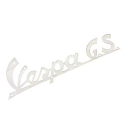 Schriftzug "Vespa GS" Beinschild vorne für Vespa 150 GS VS1-5T (e) , Exportmodelle