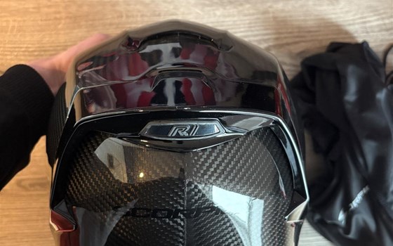 Scorpion EXO-R1 Evo Air Solid Carbon Helm (61/62) - Bild 2