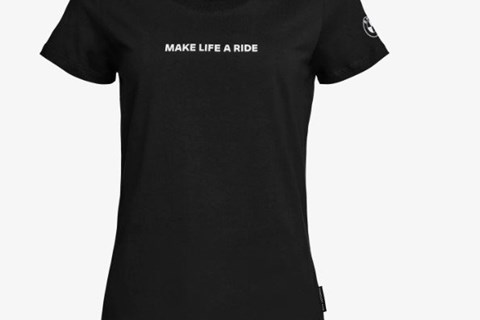 Marke: BMW Motorrad Artikelname: BMW Motorrad T-Shirt Make Life a Ride Damen