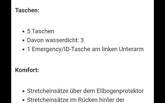 Motorradjacke Modeka 6XL - Bild 11