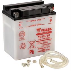 Batterie YUASA 12V/11Ah, YB10L-B2 für Vespa GTS/GTV/GT 60/GT/GT L 200-250ccm 4T LC