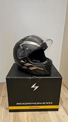 Motorradhelm Scorpion Exo 491 Integralhelm in Matt Black.