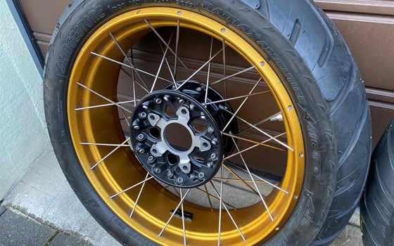 BMW R1200gs R1250gs Radsatz gold Kreuzspeichenräder Felgensatz - Bild 2