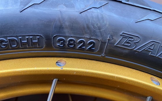 BMW R1200gs R1250gs Radsatz gold Kreuzspeichenräder Felgensatz - Bild 4