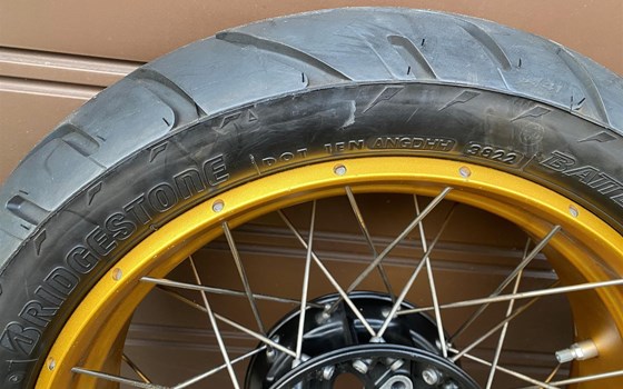 BMW R1200gs R1250gs Radsatz gold Kreuzspeichenräder Felgensatz - Bild 5