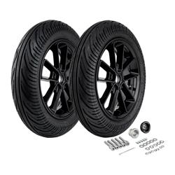 Komplettrad-Set PORDOI 130/70-12 62S TL & 120/70-12 58S TL für Vespa GTS/GTS Super/GTV/GT 60/GT/GT L 125-300ccm