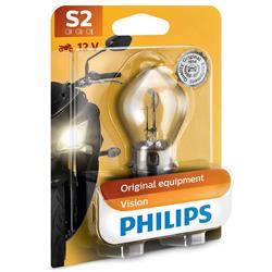 Birne PHILIPS Vision 12V/35/35W, Sockel: BA20d / S2 Scheinwerfer