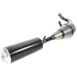 Rennauspuff ROOST RS5 Japan Style für MINARELLI liegend