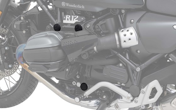 Rahmenstopfen 6-teilig R 12 - schwarz - Satz - Bild 1