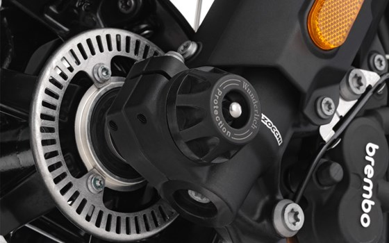 Achs-Schutzpads DOUBLESHOCK R 12 G/S - schwarz - vorne - Bild 1