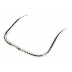 Monoschlitzrohr CUPPINI Beinschild für Vespa 125 GT/GTR/Super/TS/150 GL/Sprint/V/Super/180 SS/Rally