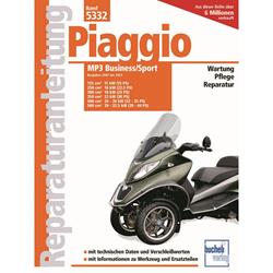 Reparaturanleitung "Piaggio MP3 Business/Sport" Baujahre 2007 bis 2021