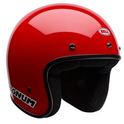 Helm BELL Magnum Solid, rot, Gr. XS, 53-54cm Jethelm