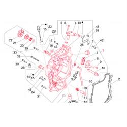 Abdeckung Wasserpumpe PIAGGIO für APRILIA/GILERA/PIAGGIO Atlantic/Scarabeo/Nexus/Beverly/X8/X9/X EVO 400-500ccm (-`09/2012)