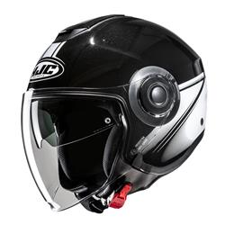 Helm HJC i40N, schwarz, Gr. L, 58-59 cm Jethelm