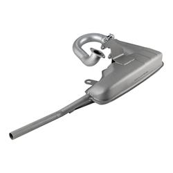 Rennauspuff Ancelotti, Stahl silber für Lambretta 125 LI/LIS/DL/GP/150 LI/LIS/SX/DL/GP/175 TV 2°-3°/200 TV/SX/DL/GP