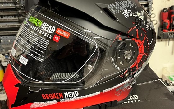 Endurohelm Broken Head Road Pirate NEU - Bild 2