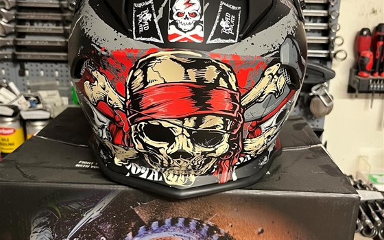 Endurohelm Broken Head Road Pirate NEU - Bild 4