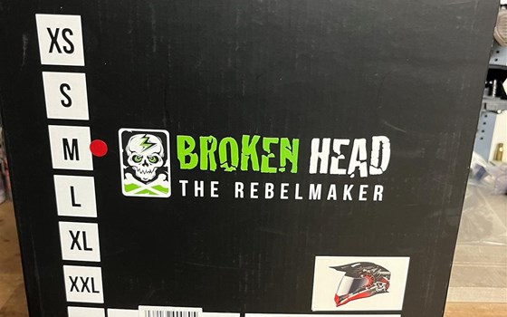 Endurohelm Broken Head Road Pirate NEU - Bild 8
