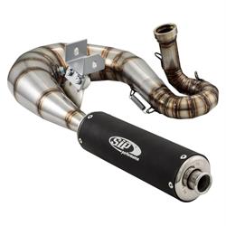 Rennauspuff SIP Performance Camaro Design by NORDSPEED für Vespa 125 VNA-TS/150 VBA-Super/PX80-150/PE/Lusso