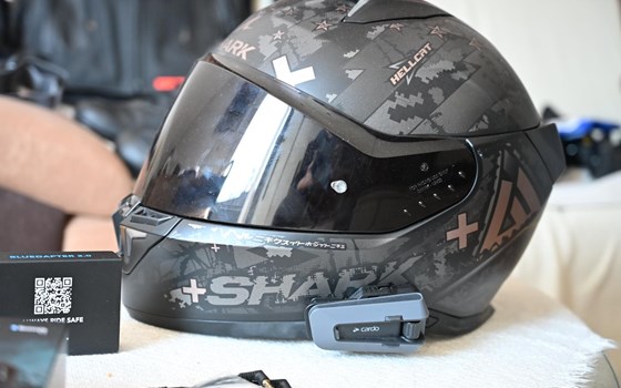 Shark D-SKWAL 3 + Cardo Edge - Bild 1