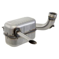 Rennauspuff Road, Stahl klarlackiert für Vespa 125 VM/VN/150 VL/VB1T/VGL1T