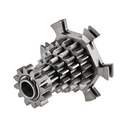 Nebenwelle Zahnradsatz Z 12-13-16-19 BENELLI "ONE WAY" für Vespa 200 Rally/P125-150X 2°/P150S 2°/P200E/PX125-200 E/Lusso/'98/MY/'11/T5/Cosa