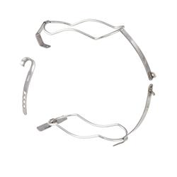 Reserveradhalter, für geschlossene 10" Felge, Durchstieg längs für Vespa GS150 VS2-5T