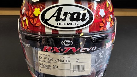 Helm Arai RX-7 V Nakagami GP 3 "M"