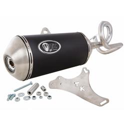 Rennauspuff TURBO KIT GMax für GY6 139QMB 50ccm 4T
