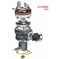 Rennzylinder MALOSSI MHR Testa Rossa 94 ccm 3115385 für GILERA/PIAGGIO 50ccm 2T LC