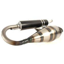 Rennauspuff ROOST R86 "Big Bore" für MINARELLI liegend