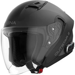 Helm SENA OUTSTAR 2 smart, schwarz matt, Gr. S, 55-56cm Jethelm
