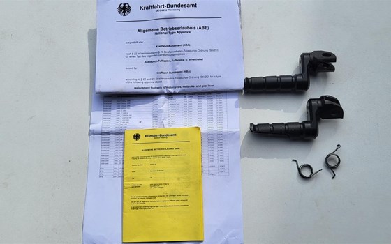 Verstellbare Fußrasten - Bild 1