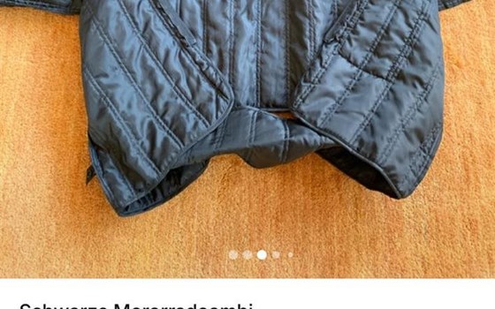 Schwarze Motorradcombi Damen - Bild 4