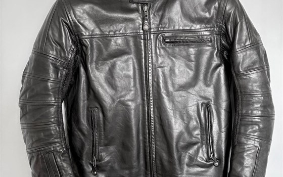 ROLAND SANDS DESIGN RONIN Lederjacke  Schwarz  Größe M - Bild 1
