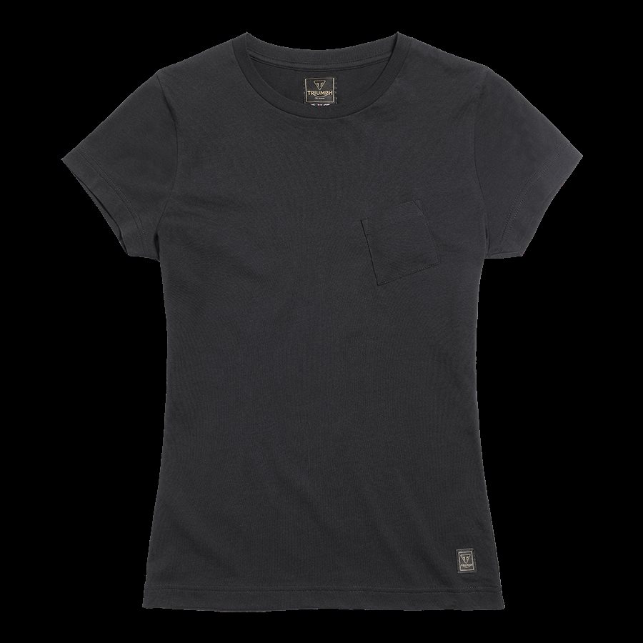 SYDNEY LDS BLACK/BONE TEE-M