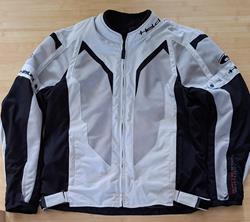 HELD-Sommerkombi, Jacke Sonic Mesh und Hose Vento Mesh Textil mit Protektoren 4Xl entspricht 3XL mit Held Rückenprotektor