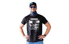 T-Shirt Garmisch 2025 Herren - schwarz - L