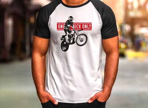 ONE KICK ONLY - RAGLAN TEE