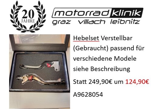 Hebelset verstellbar (gebraucht) SP: € 124,90 passend für verschiedene Modele, (Siehe Beschreibung)