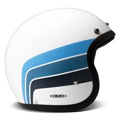Helm DMD RETRO Olympus, weiß glänzend, Gr. L, 58cm Jethelm