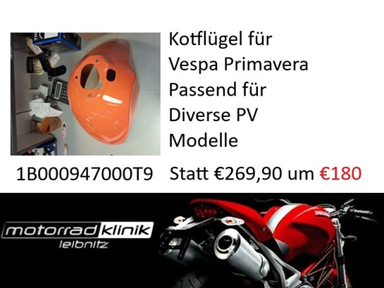 Vespa Kotflügel PRIMAVERA 889/A