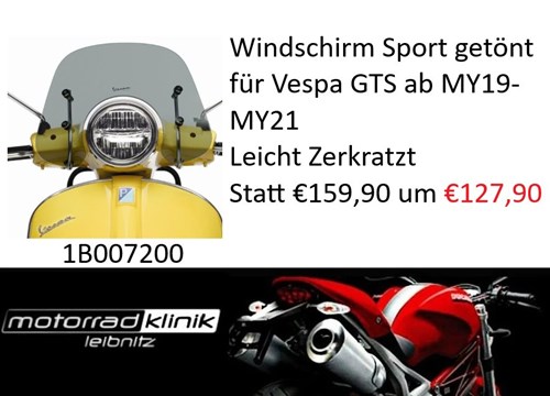 Windschirm Sport getönt für Vespa GTS ab MY19-MY21