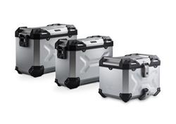 Adventure Set TRAX ADV. Silbern. Moto Guzzi V85 TT (24-).