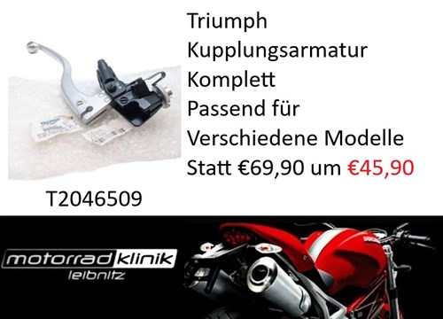 Kupplungsamatur Komplett Triumph Passend bei diversen Modellen siehe Beschreibung. Um €45,90