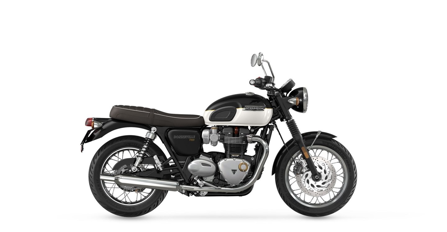Verleihmotorrad Triumph Bonneville T120 vom Händler Motorrad Dirnberger GmbH & Co. KG